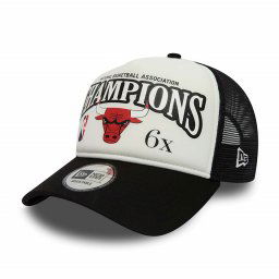 Sapca New Era A-Frame Trucker Chicago Bulls League Champions