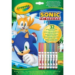 Crayola: Sonic, ariciul – carte de colorat și activități