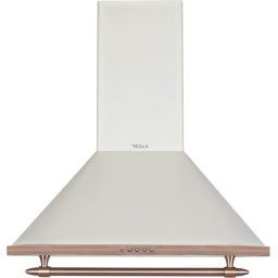 Hota piramidala retro TESLA DCR600AIP, Capacitate de absorbtie 630 m3/h, 1 motor x 190W, 60 cm, Clasa B, Inox