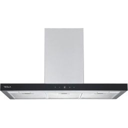 Hota in forma de T TESLA DC900AXB, Capacitate de absorbtie 630 m3/h, 1 motor x 190W, 90 cm, Clasa B, Negru