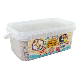 Nisip kinetic in cutie - natural, 2,5 kg