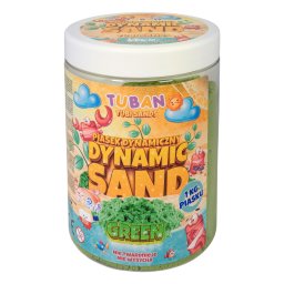 Nisip kinetic - verde, 1 kg
