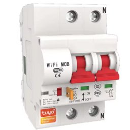 MXM Întrerupător WiFi 40A – Tuya, 2 poli, cu protecție la scurtcircuit