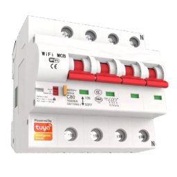 MXM Întrerupător WiFi 40A - Tuya, 4 poli, cu protecție la scurtcircuit