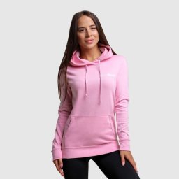 GymBeam Hanorac pentru femei PRO Hoodie Baby pink XS