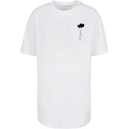 Merchcode Tricou 'Love In The Air' negru / alb