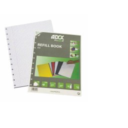 Rezerva caiet A4, 72 file - 90g/mp, AURORA Adoc - dictando