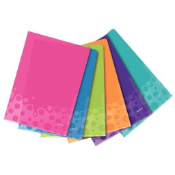 Mapa de protectie LEITZ Wow cu deschidere laterala si superioara, PP, 6 buc/set - diverse culori