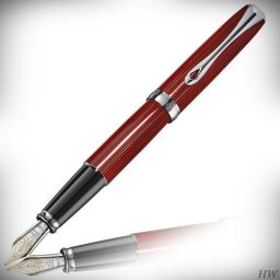 DIPLOMAT Excellence A2 - Sky-Line Red - stilou cu penita M, aurita 14kt.