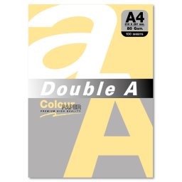 Hartie color pentru copiator A4, 80g/mp, 100coli/top, Double A - pastel butter