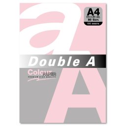 Hartie color pentru copiator A4, 80g/mp, 100coli/top, Double A - pastel pink