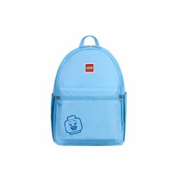 Rucsac Casual Tribini Joy Large design Emoji Albastru pastel