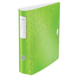 Biblioraft LEITZ 180 Active WOW, polyfoam, A4, 82 mm, verde