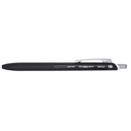 Pix PENAC X-Beam XBM-107, rubber grip, 0.7mm, clema metalica, corp negru - scriere neagra