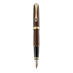 Stilou Diplomat Excellence A2, cu penita M, aurita 14kt. - Marrakesh Gold