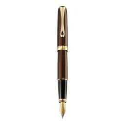 Stilou Diplomat Excellence A2, cu penita M, din otel inoxidabil - Marrakesh Gold