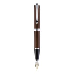 Stilou Diplomat Excellence A2, cu penita M, aurita 14kt. - Marrakesh Chrome