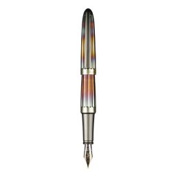 Stilou Diplomat Aero flame, cu penita M, aurita 14kt.