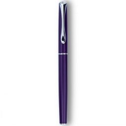 Stilou Diplomat Traveller, cu penita M, din otel inoxidabil - deep purple