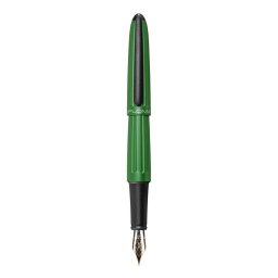 Stilou Diplomat Aero, cu penita M, aurita 14kt. - green - limited edition