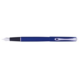 Stilou Diplomat Traveller, cu penita M, din otel inoxidabil - navy blue