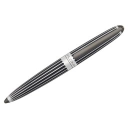 Stilou Diplomat Aero, cu penita M, aurita 14kt. - stripes black