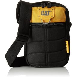 Genti sport Geanta mini tableta CATERPILLAR Millennial Classic - Rodney, material 600D polyester - negru/galben