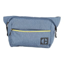 Borseta Borseta CATERPILLAR Code - Hex Parkour, material 420D hexagonal, buzunar cu fermoar - bleumarin