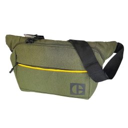Borseta Borseta CATERPILLAR Code - Hex Parkour, material 420D hexagonal, buzunar cu fermoar - verde masliniu