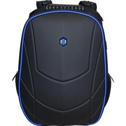 Rucsac BESTLIFE Gaming Assailant - negru/albastru - laptop 17 inch, compartiment anti-vibratie, char