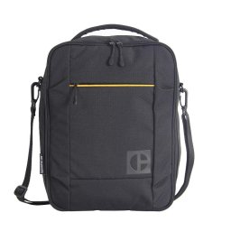Borseta Borseta CATERPILLAR Code - Hex Go, material 420D hexagonal, buzunar cu fermoar - negru