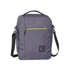 Borseta Borseta CATERPILLAR Code - Hex Go, material 420D hexagonal, buzunar cu fermoar - gri inchis