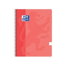 Caiet cu spirala A4, OXFORD School Touch , 70 file-90g/mp, 4 perf, coperta carton orange - dictando