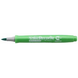 Marker ARTLINE Decorite, varf rotund 1.0mm - verde metalizat
