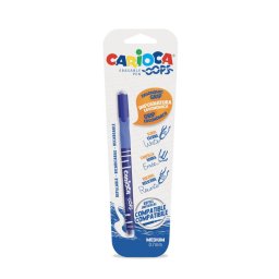 Stilouri Pix erasable, 0.7mm, CARIOCA Oops - albastru