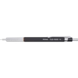 Creion mecanic profesional PENAC TLG - 1000, 0.5mm, metalic cu varf retractabil, cutie cadou-negru