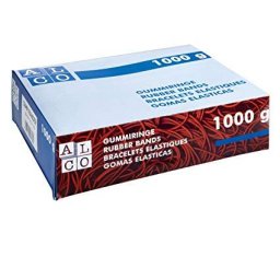 Accesorii birotica Elastice pentru bani, 1000g/cutie, D 200 x 6mm, ALCO