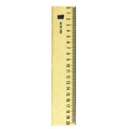 Accesorii birotica Rigla din lemn, 20cm, ALCO