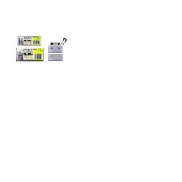 Accesorii birotica Ecuson dreptunghiular din plastic, pentru nume, magnetic, 60 x 25mm, KEJEA - transparent