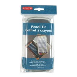 Penar Penar DERWENT Professional, metalic, cu despartitor, argintiu