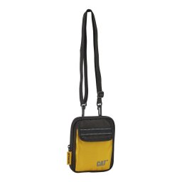 Genti sport Geanta de umar CATERPILLAR V Power, material 600D polyester - negru/galben