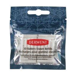 Rezerva radiera DERWENT Professional, pentru 2301931, 30 buc/ set, alb