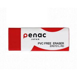 Radiera medie PENAC , 100% cauciuc, 43 x 21 x 13mm - culoare rosie