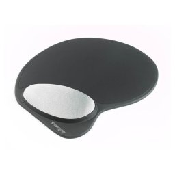 Mousepad cu suport cu gel pentru incheietura integrat, negru