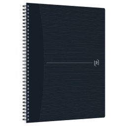 Caiet cu spirala A4+, OXFORD Origins, 70 file-90g/mp, Scribzee, coperta PP - dictando - negru