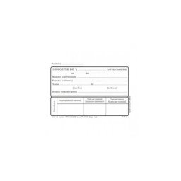 Dispozitie plata casierie, format A6, 100 coli/carnet