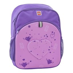 Rucsac Rucsac mov LEGO M-Line, cu buzunar frontal - design Purple Heart
