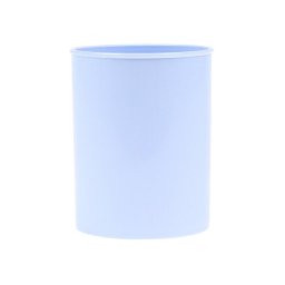 Accesorii birotica Suport plastic, cilindric, pentru instrumente de scris, D78mm, H-10cm, DONAU Life - bleu pastel