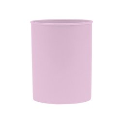 Accesorii birotica Suport plastic, cilindric, pentru instrumente de scris, D78mm, H-10cm, DONAU Life - mov pastel