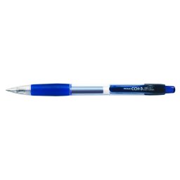 Pix cu gel PENAC CCH-3, rubber grip, 0.7mm, corp transparent - scriere albastra